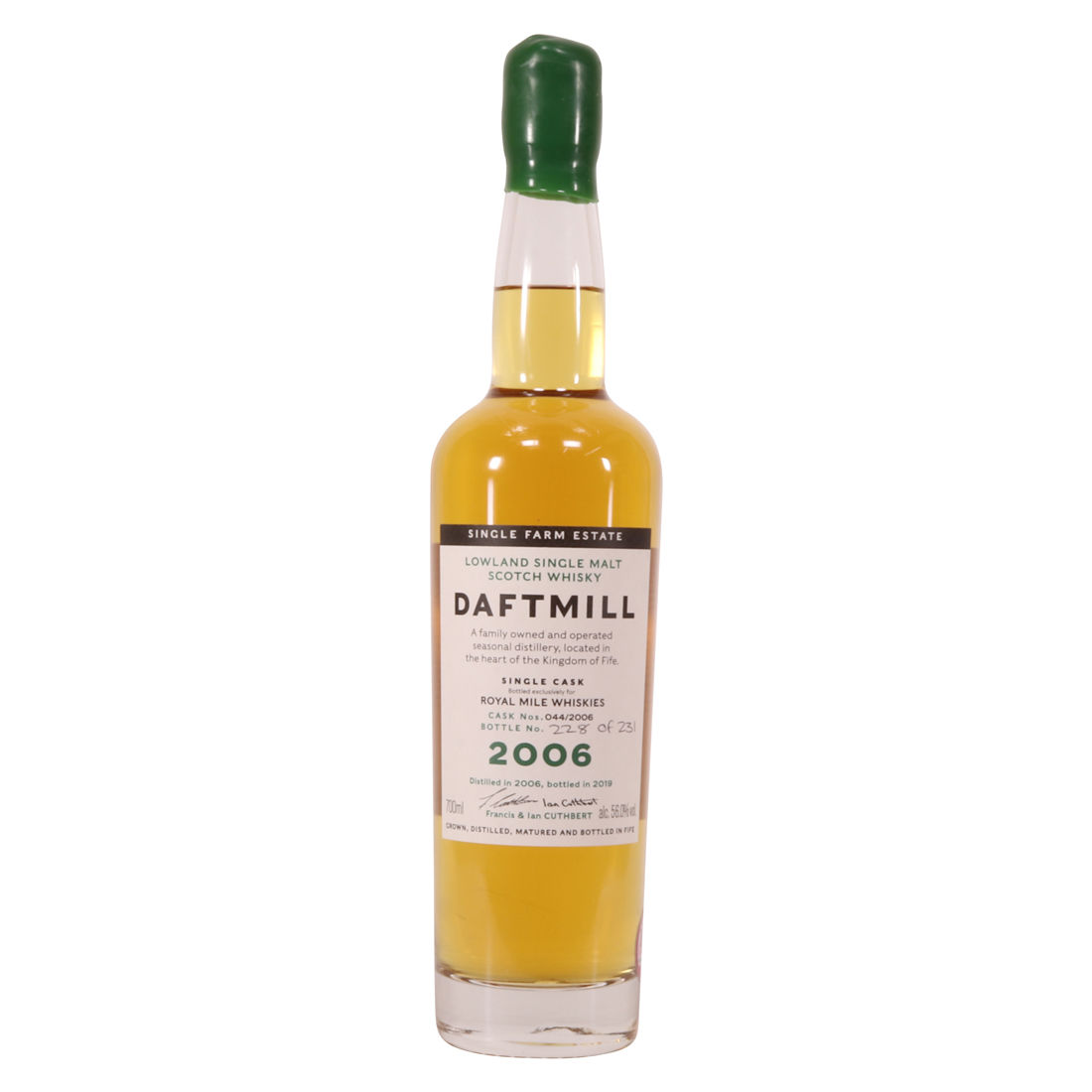 Daftmill - 2006 - Single Cask #044/2006 - (Royal Mile Whiskies)