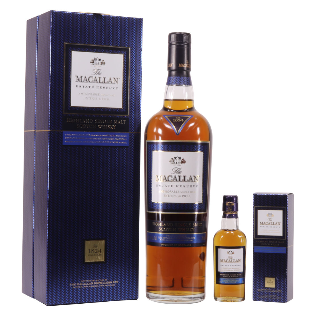 Macallan - The 1824 Collection - Estate Reserve - 1x 70cl & 1x5cl 