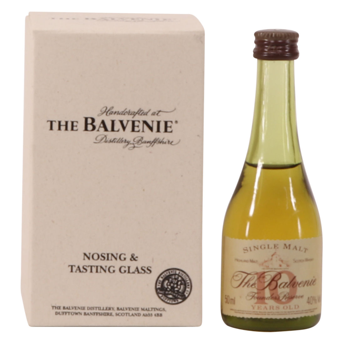Balvenie - 10 Year Old - Founders Reserve (5cl) + Glass