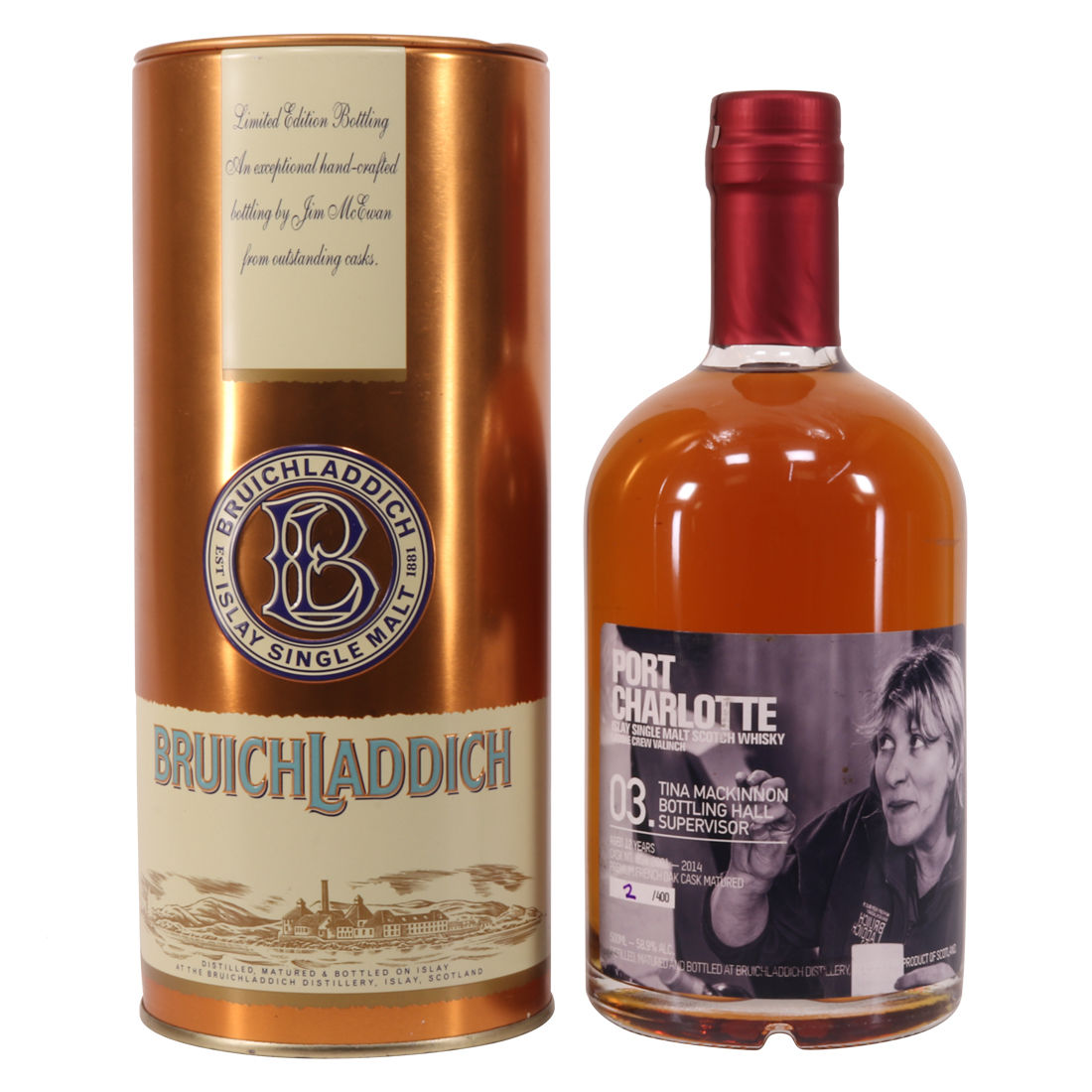Port Charlotte - Valinch 0.3  - Tina Mackinnon - 12 Year Old - 50cl