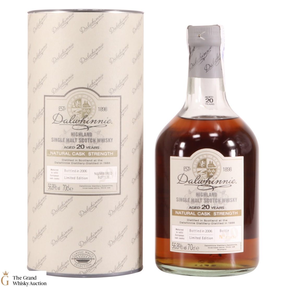Dalwhinnie - 20 Year Old-  1986 Cask Strength