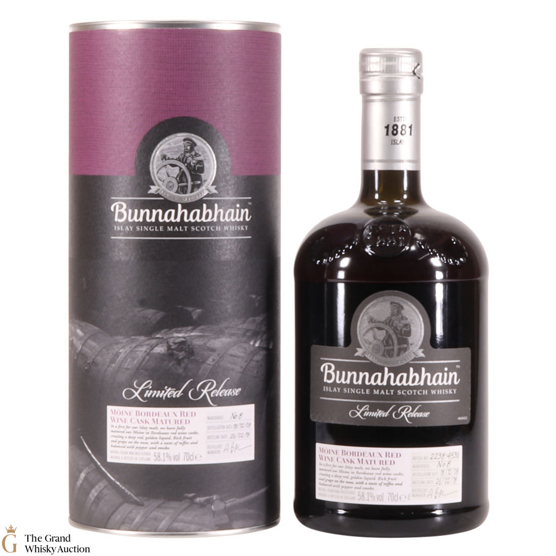 Bunnahabhain - 2008 Moine Bordeaux Red Wine Cask
