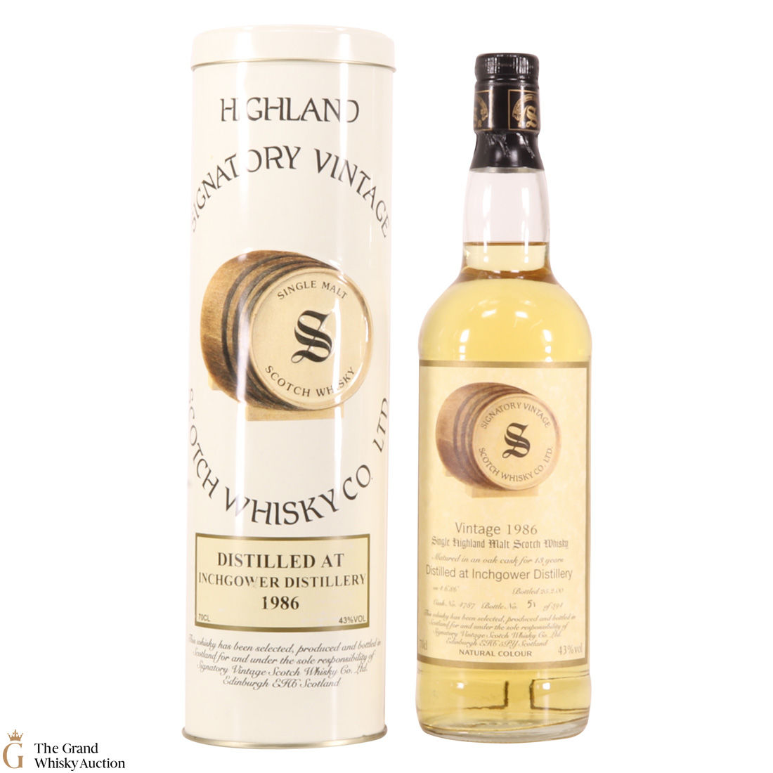 Signatory - Inchgower 12 Years Old - 1986