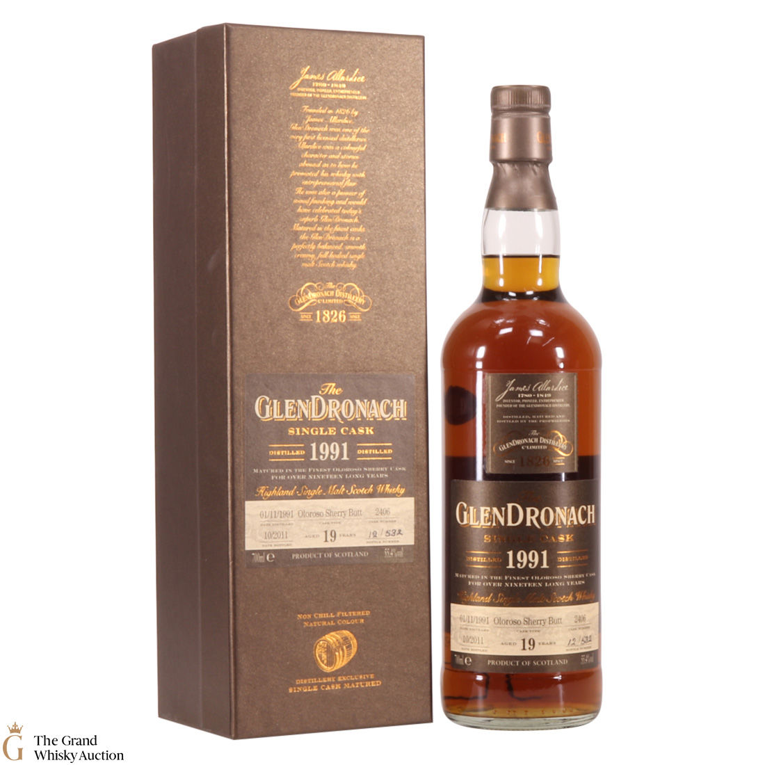 Glendronach - 19 Year Old - 1991 Single Cask #2406