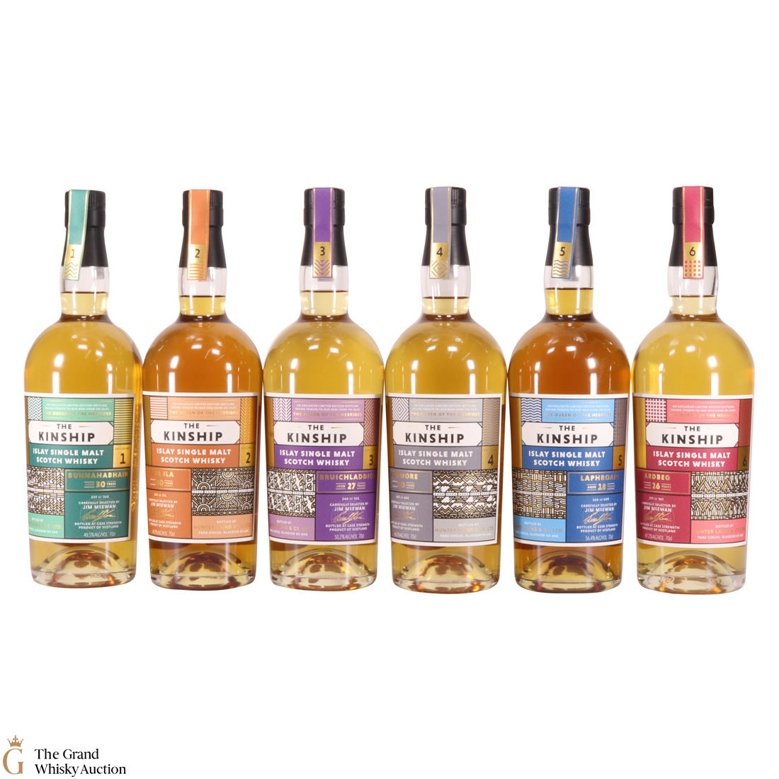 Hunter Laing - Kinship Collection (6 x 70cl with Gift Box)  - Feis Ile 2019