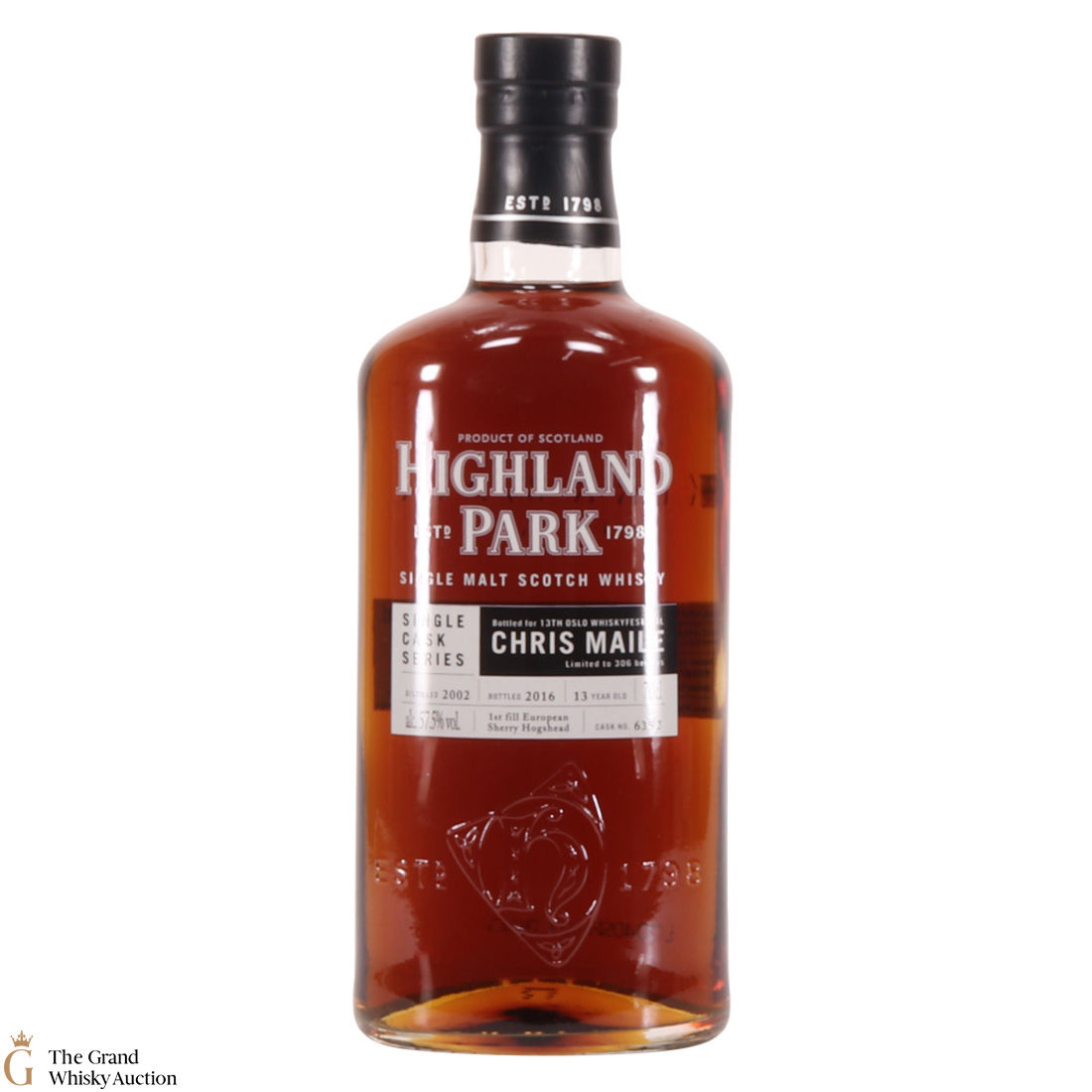 Highland Park - 13 Year Old - 2002 Single Cask Series (Chris Maile, 13th Oslo Whisky Festival) 