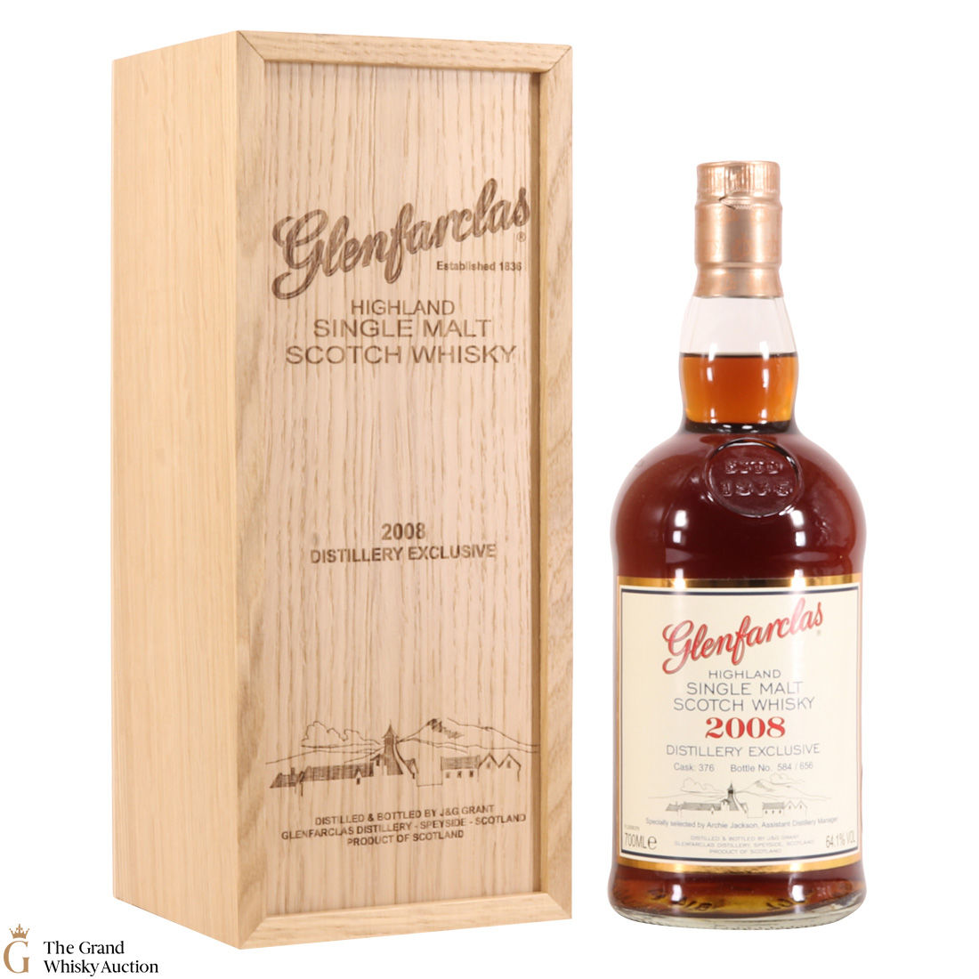 Glenfarclas - 2008 - Single Cask #376 (Distillery Exclusive)  