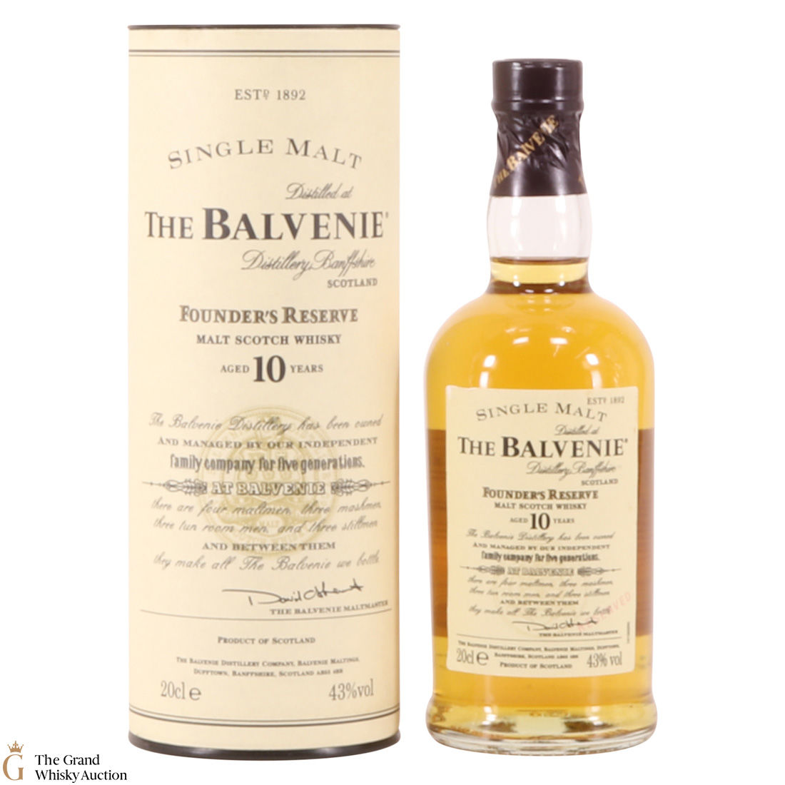 Balvenie - 10 Year Old - Founders Reserve (20cl)