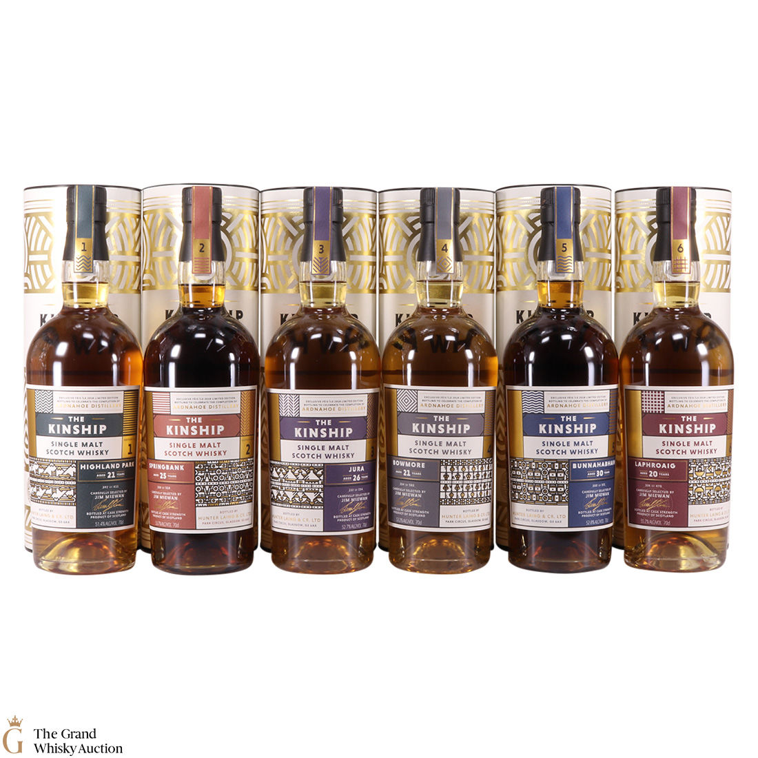 Hunter Laing - Kinship Collection (6 x 70cl) - Feis Ile 2018