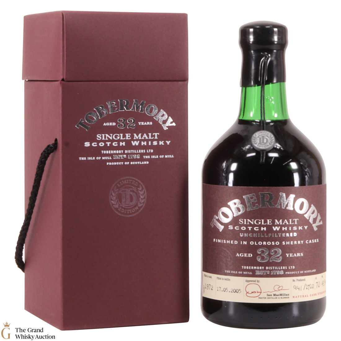 Tobermory - 32 Year Old (1972) - Oloroso Sherry 