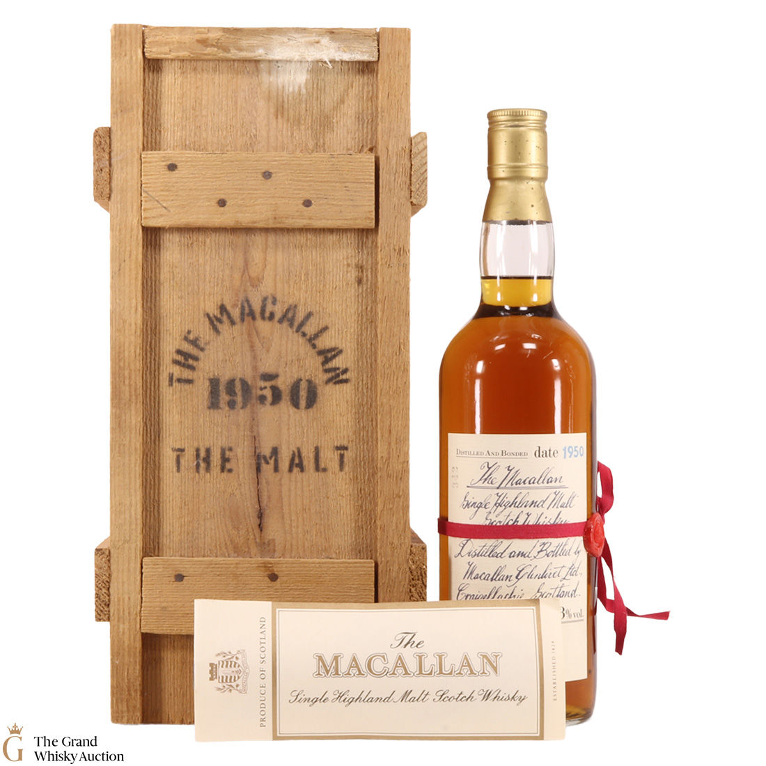 Macallan - 1950 - Handwritten Label