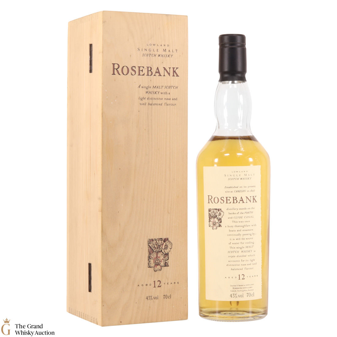 Rosebank - 12 Year Old - Flora & Fauna (Wooden Box)