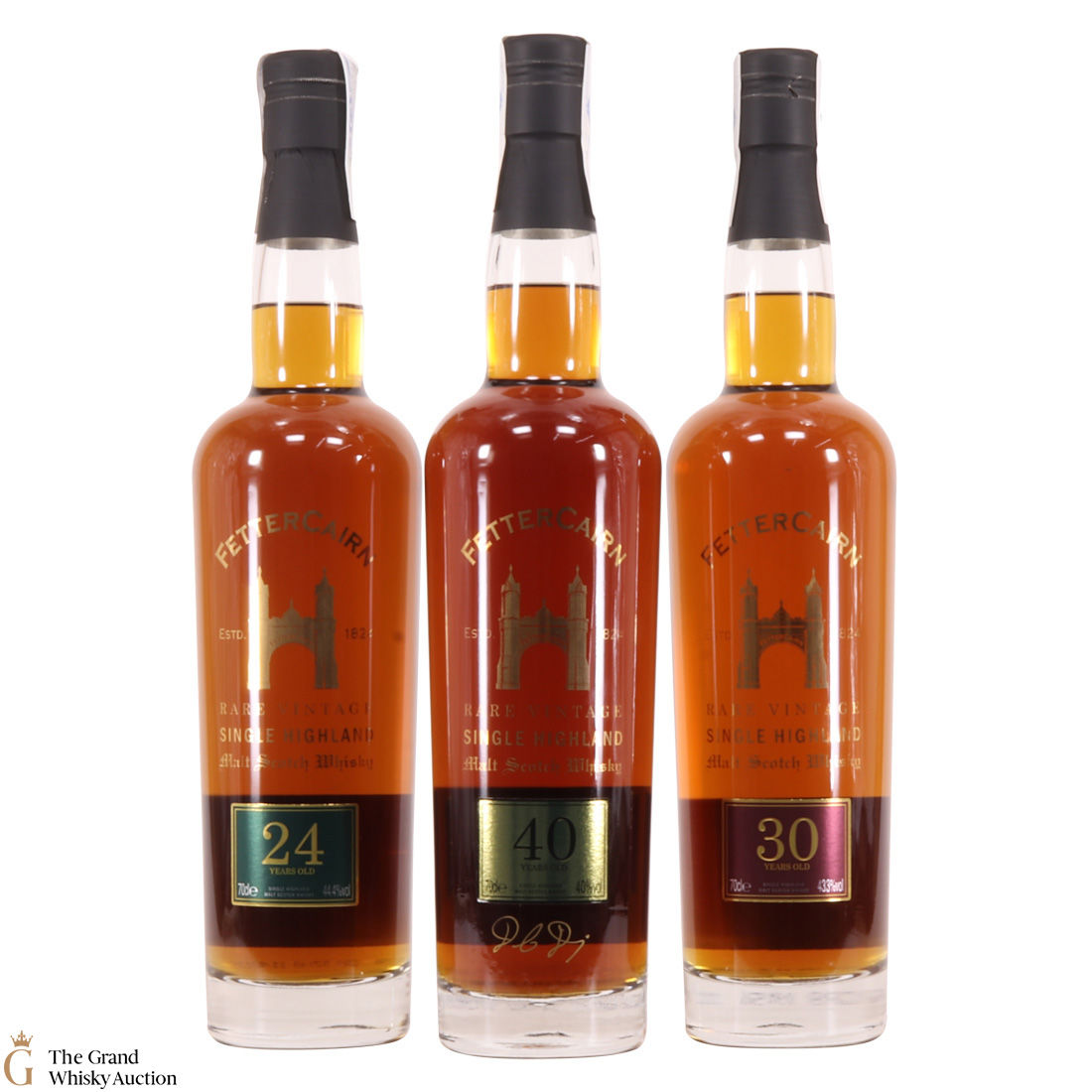 Fettercairn - 40 Year Old, 30 Year Old & 24 Year Old