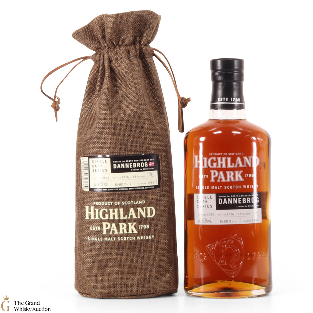 Highland Park - 13 Years Old - Single Cask Series Dannerbrog #1933