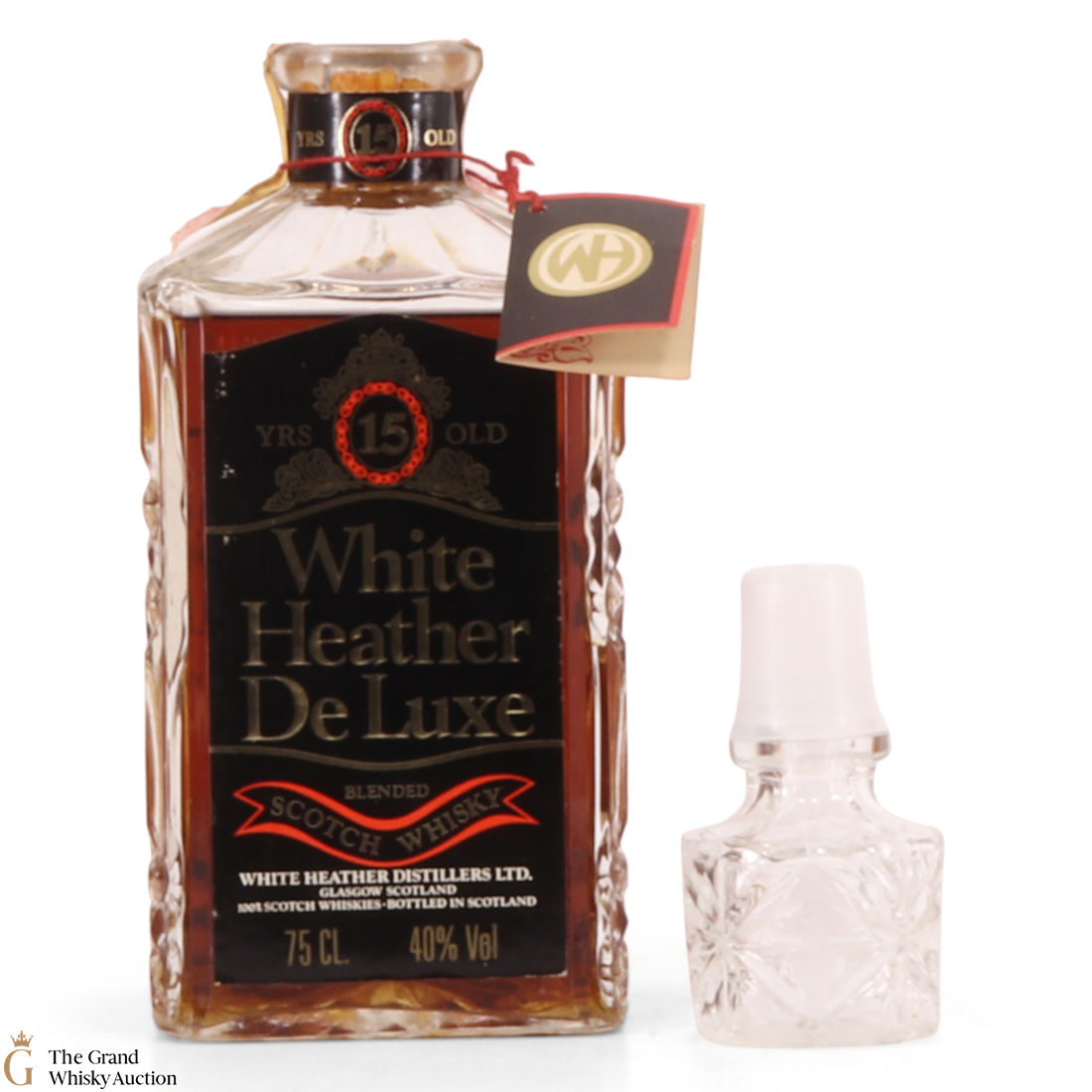 White Heather - 15 Year Old -De Luxe - Decanter (1980s)