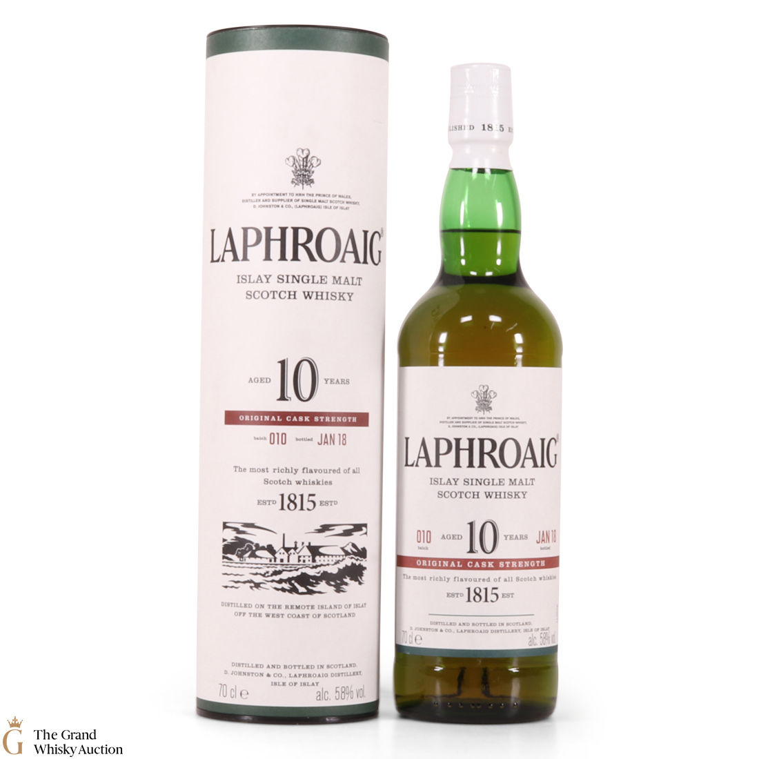 Laphroaig - 10 Year Old - Original Cask Strength Batch #010