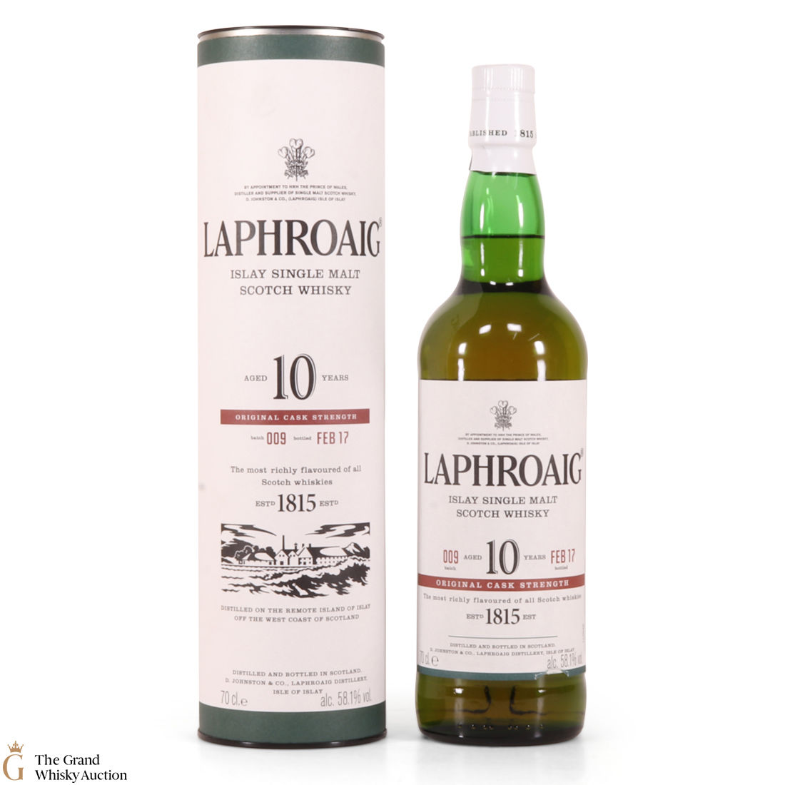 Laphroaig - 10 Year Old - Original Cask Strength Batch #009