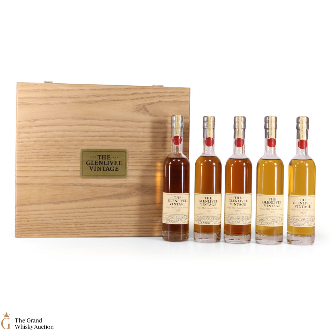 Glenlivet - Vintage Collection 1967-1972 - 5 x 20cl