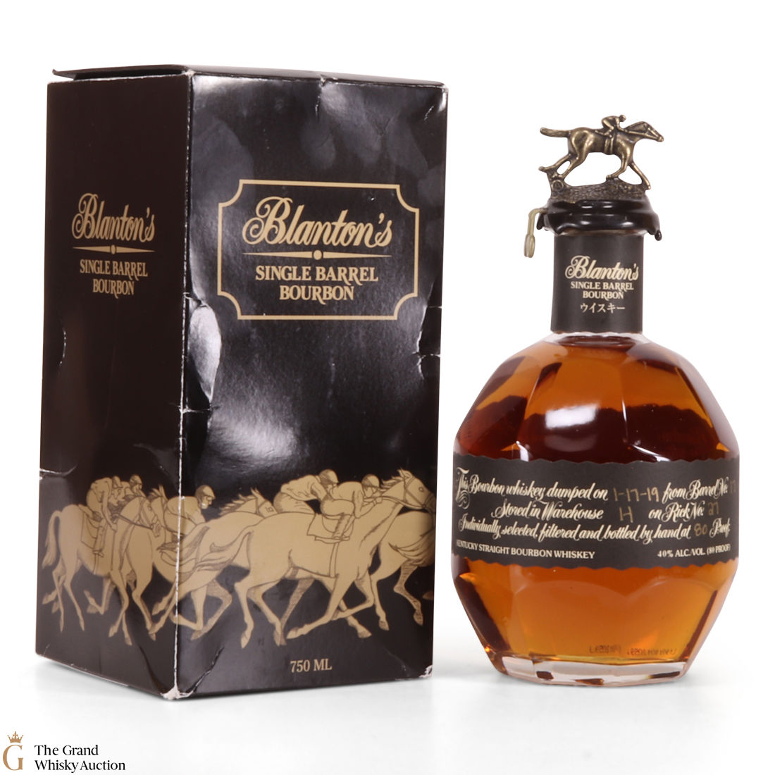 Blanton's - Single Barrel Black Label - Dumped 2019 (Japanese Import)