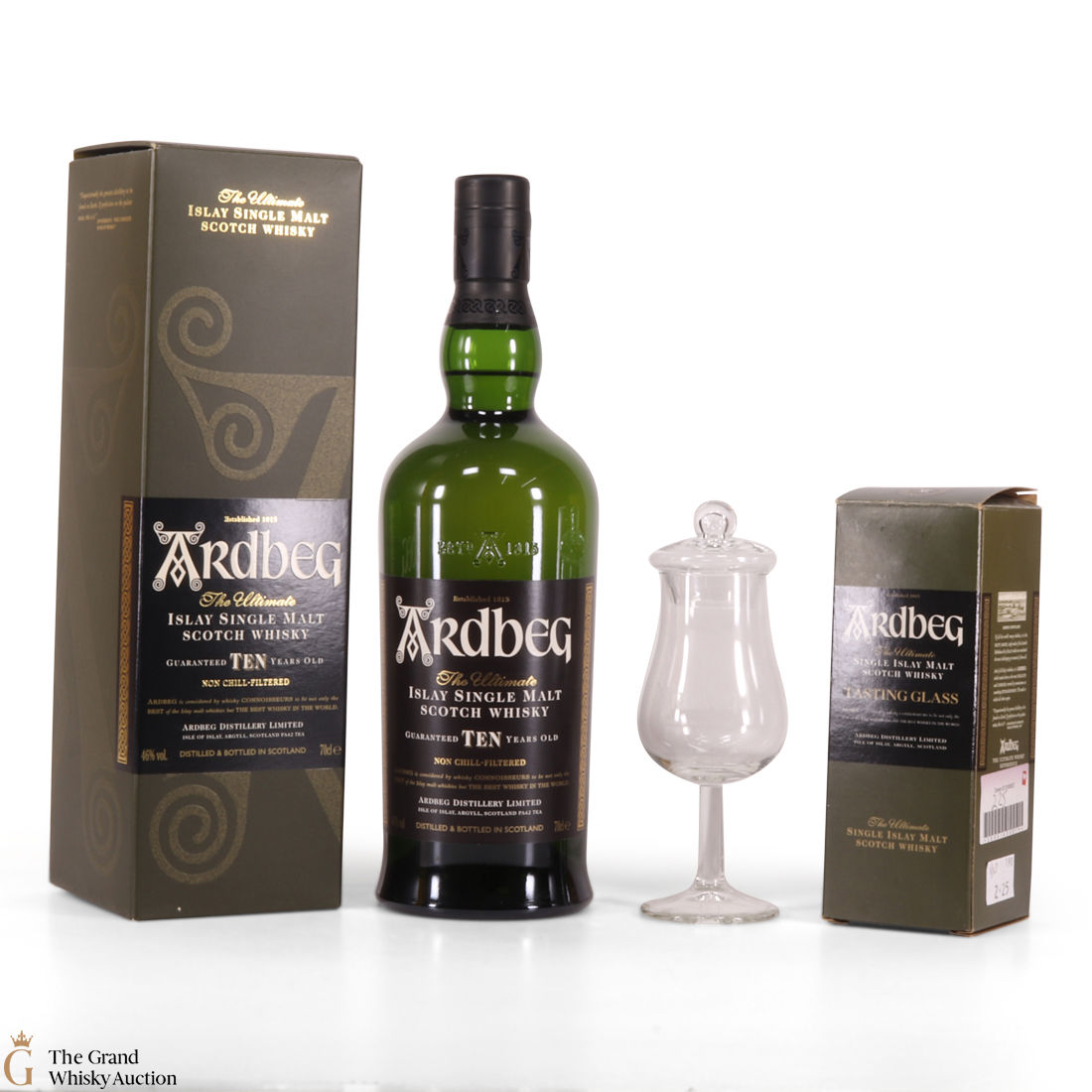 Ardbeg - 10 Year Old with glass