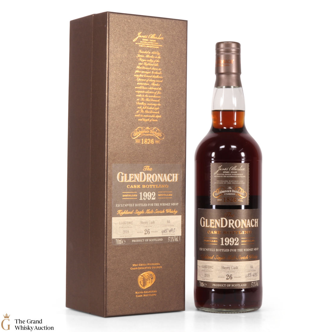 GlenDronach - 1992 - 26 Year Old Singled Cask #64 (The Whisky Shop Exclusive)