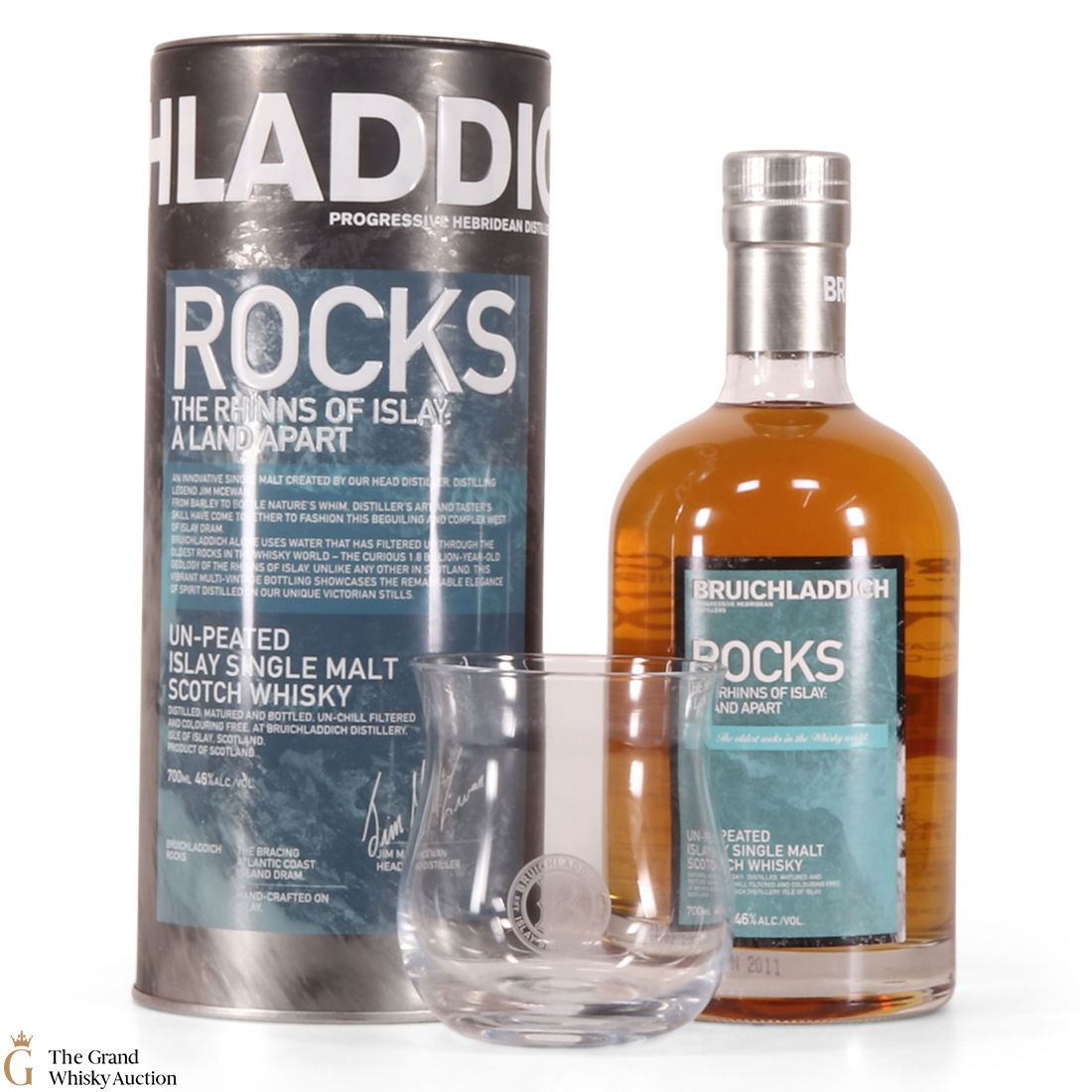 Bruichladdich - Rocks - 3rd Edition (with Glass)