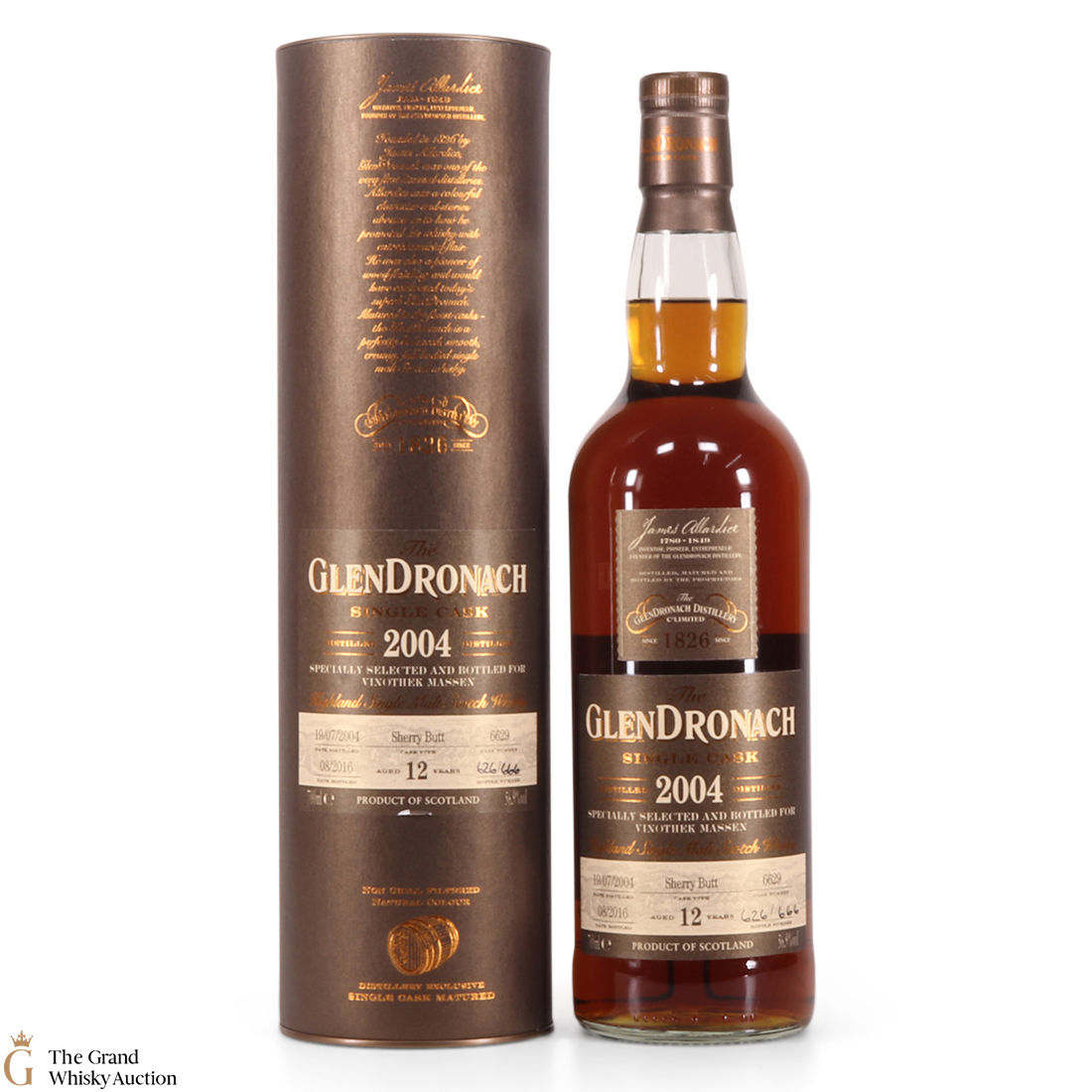 Glendronach - 12 Year Old - 2004 Single Cask #6629
