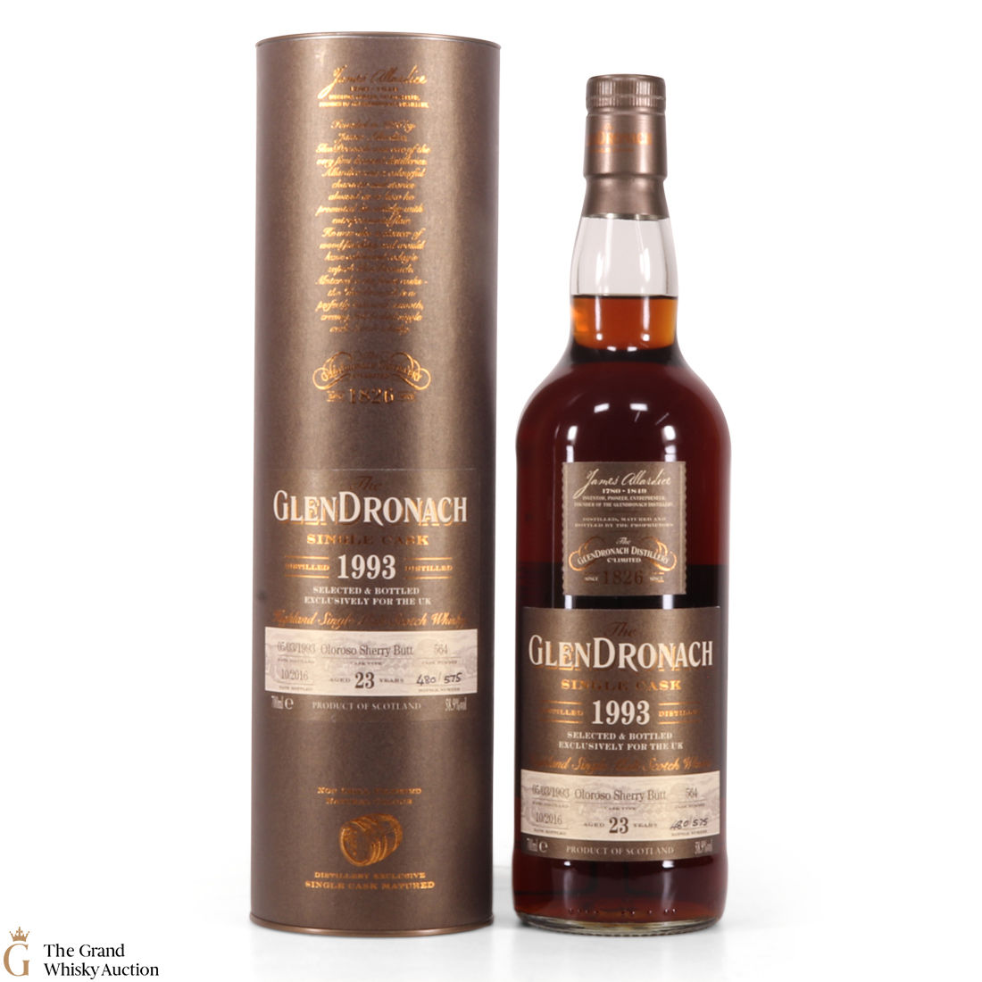 Glendronach - 23 Year Old - #564 Single Cask 1993