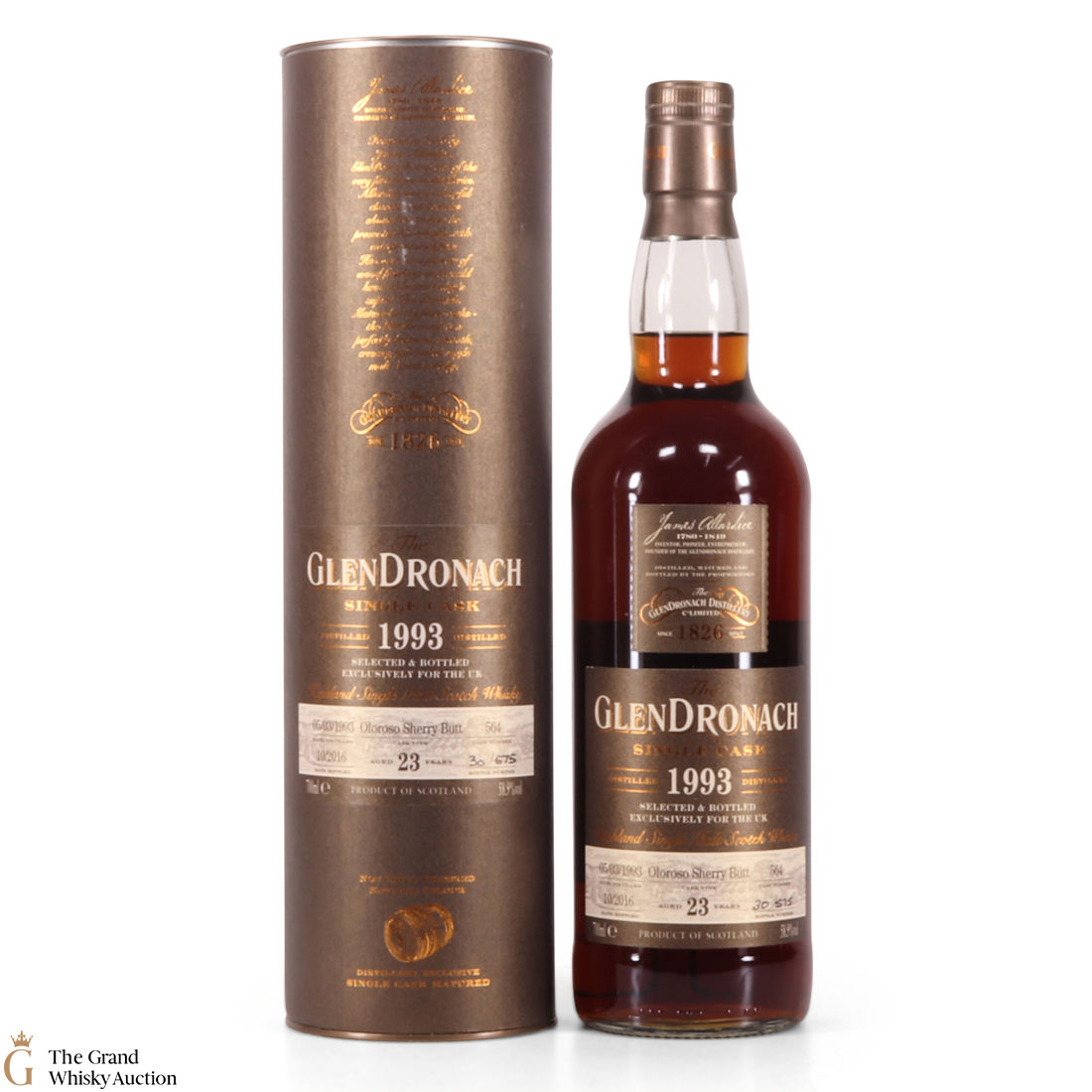 Glendronach - 23 Year Old - 1993 Single Cask #564