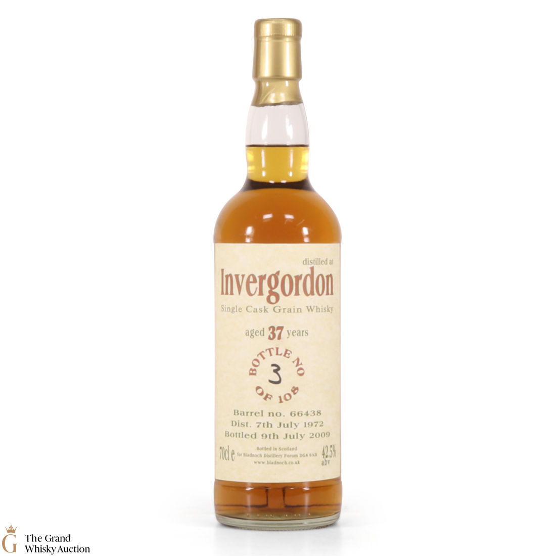 Invergordon 1972 Bladnoch Forum 37 Year Old