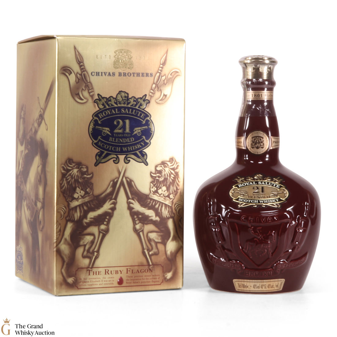 Chivas - Royal Salute - 21 Year Old - Ruby Flagon