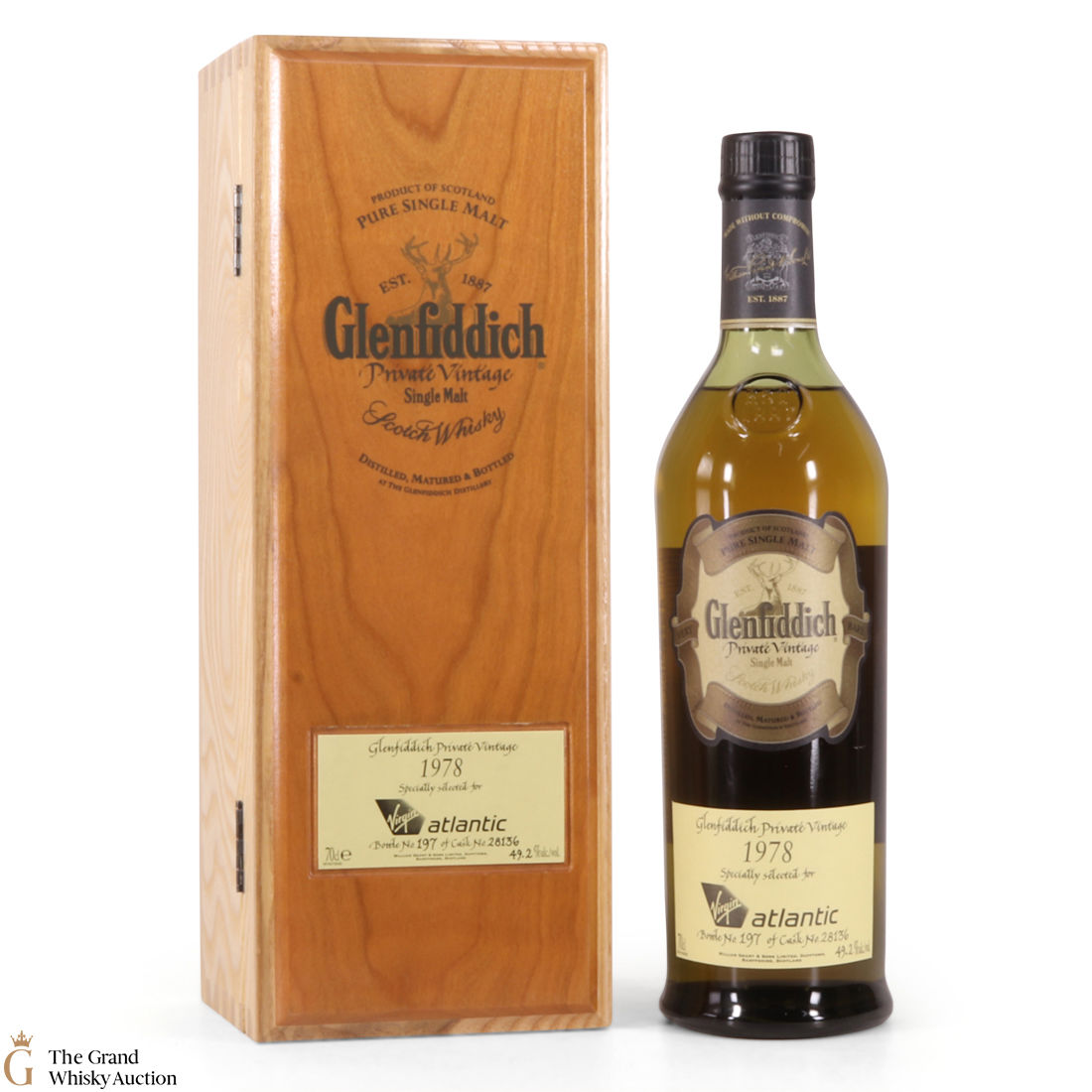Glenfiddich - 1978 Private Vintage - Virgin Atlantic