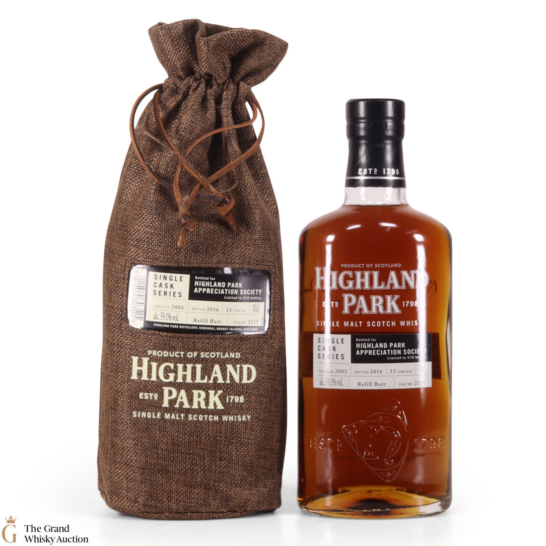 Highland Park - 13 Year Old - Single Cask #2115 - Highland Park Appreciation Society