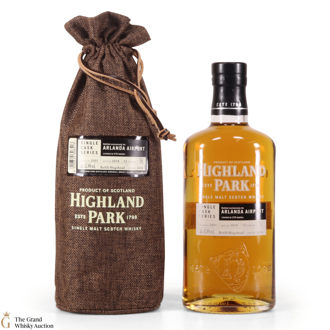 Highland Park - 12 Year Old - Single Cask #2634 - Arlanda Airport