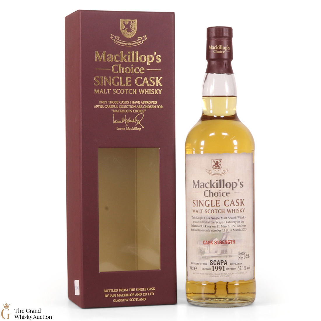 Scapa 1991 - Mackillop's Choice Single Cask #1211
