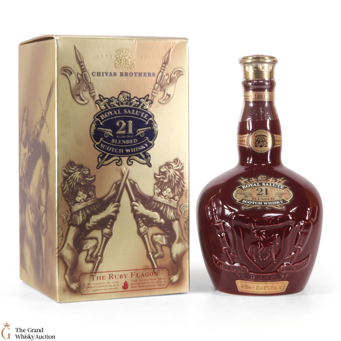 Chivas - Royal Salute - 21 Year Old - Ruby Flagon