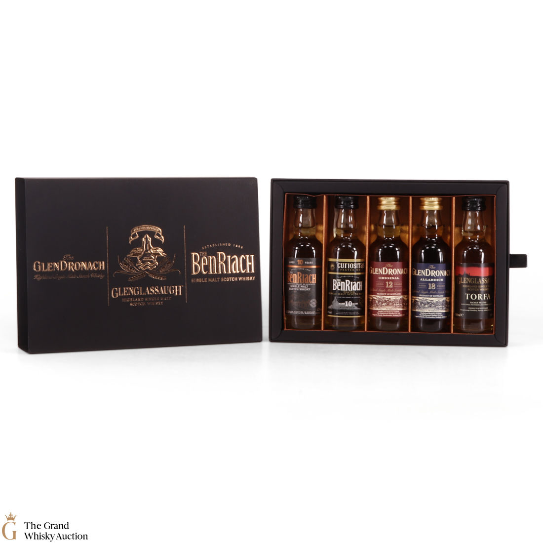 GlenDronach, Glenglassaugh & BenRiach - Mini Selection (5 x 5cl)