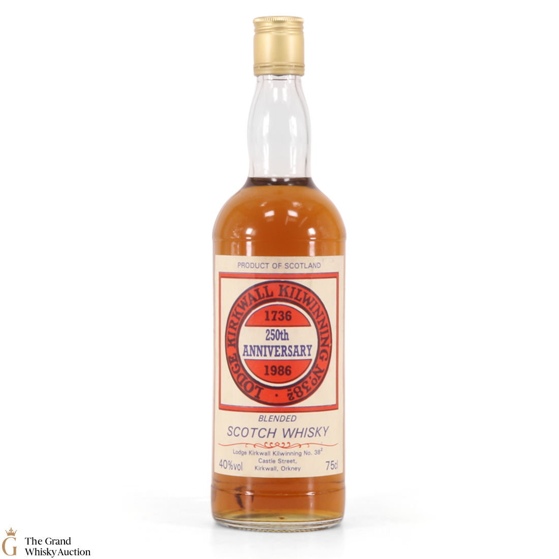 Lodge Kirkwall - Kilwinning 250th Anniversary Blend / 1980s