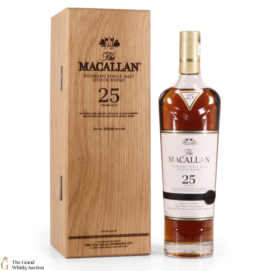 Macallan - 25 Year Old - Sherry Oak - 2018
