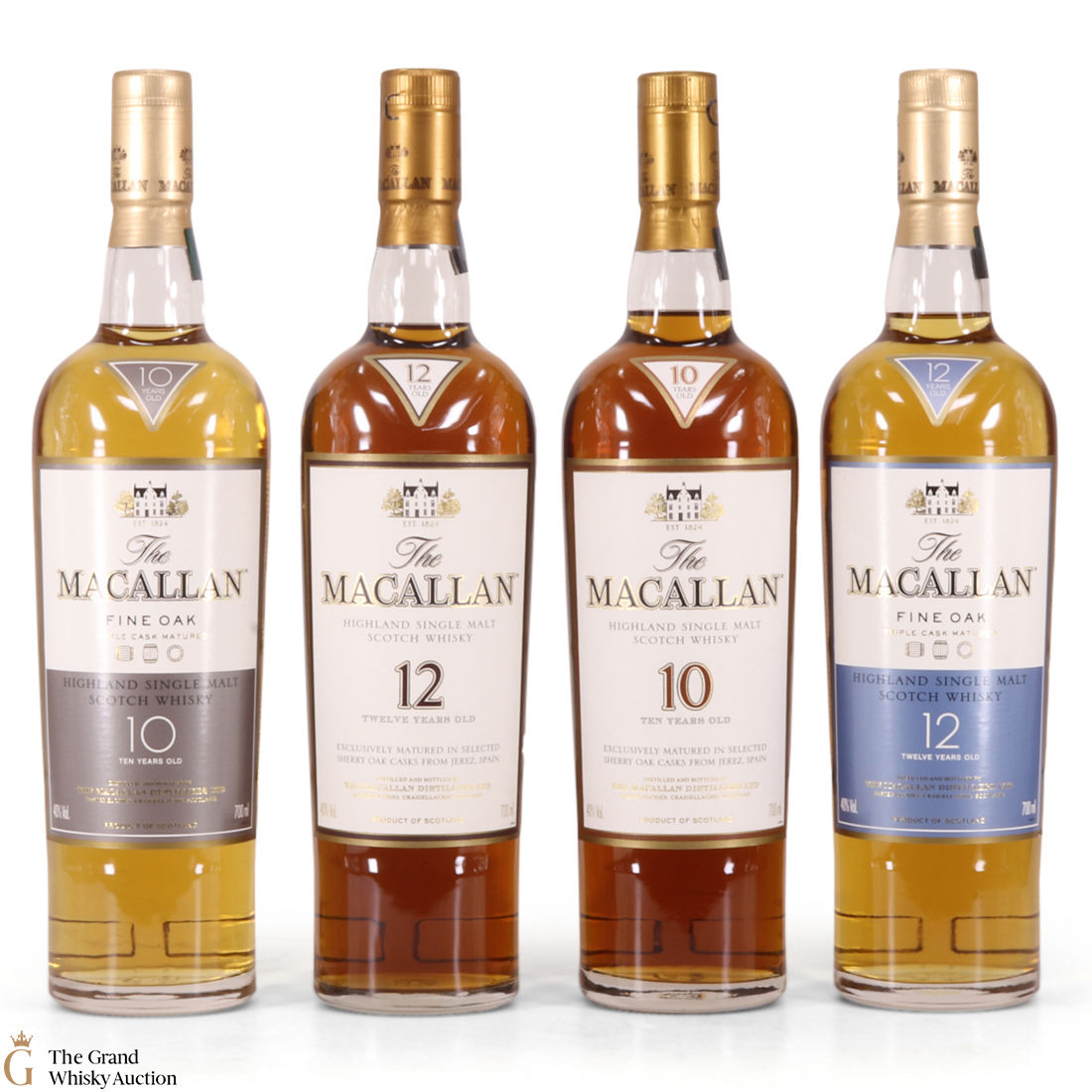 Macallan - Sherry & Fine Oak (4 x 70cl)