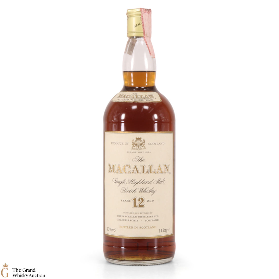 Macallan - 12 Year Old (1980s)  - 1L
