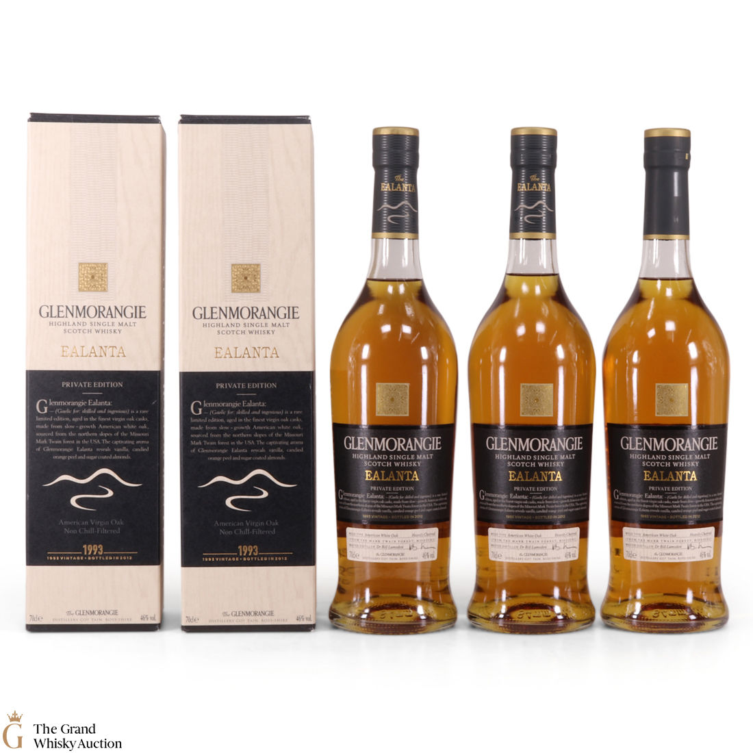 Glenmorangie - Ealanta (1993) - Private Edition x 3