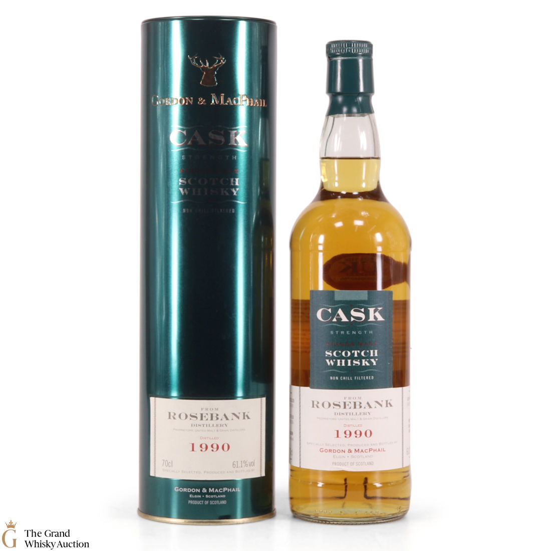 Rosebank - 1990 Gordon and MacPhail Cask Strength