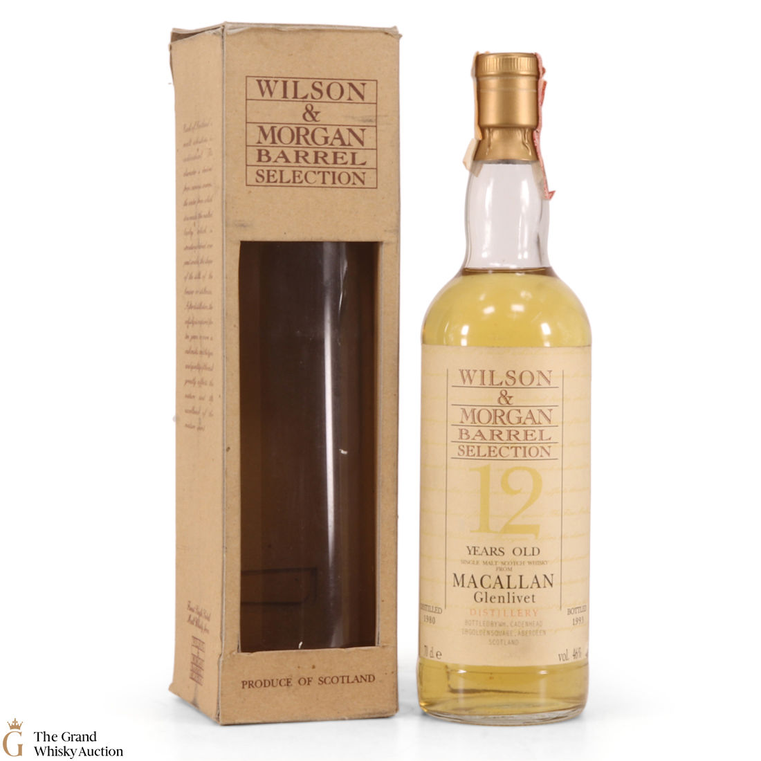 Macallan - 12 Year Old 1980 Wilson & Morgan