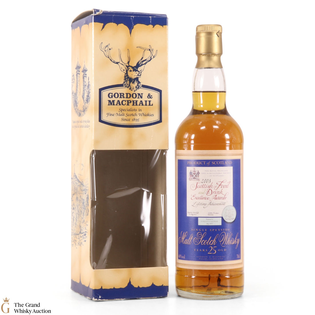 Speyside - 25 Year Old - Scottish Food & Drinks Awards 2003