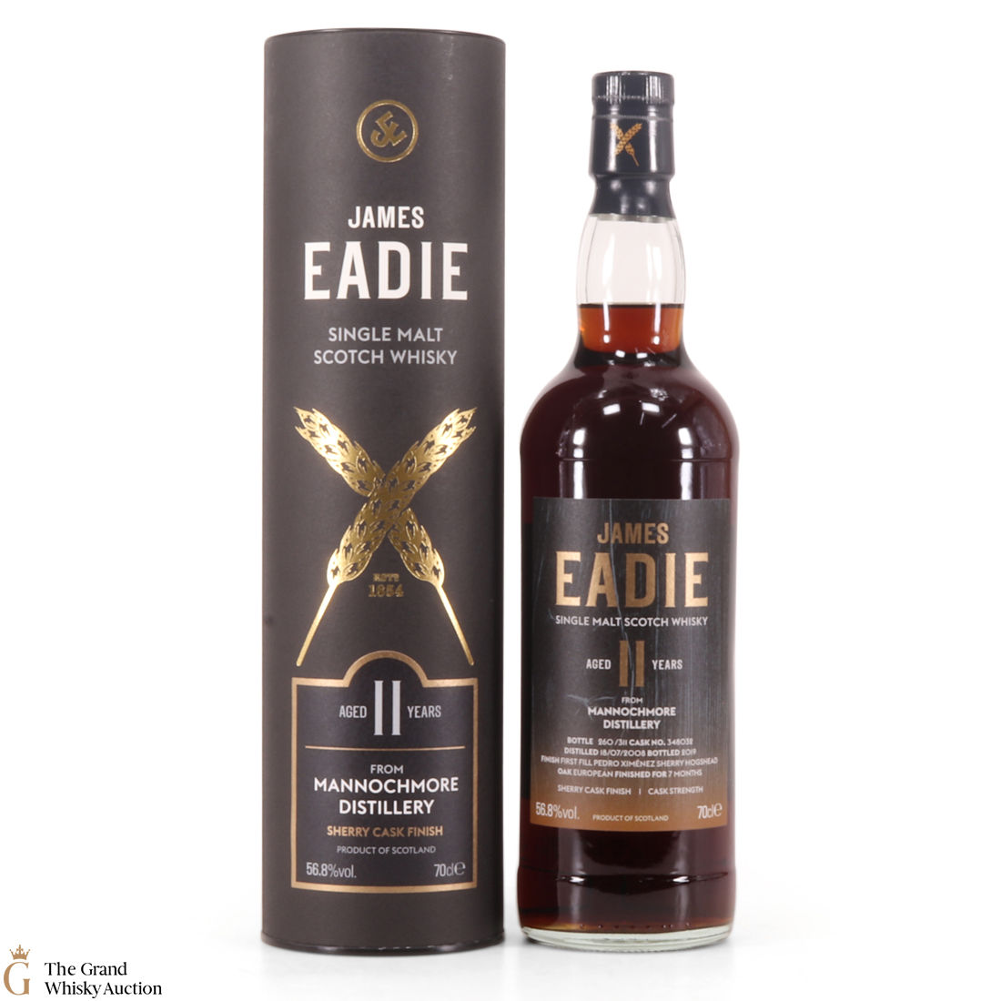 Mannochmore - James Eadie 11 Year Old Sherry Finish 2008