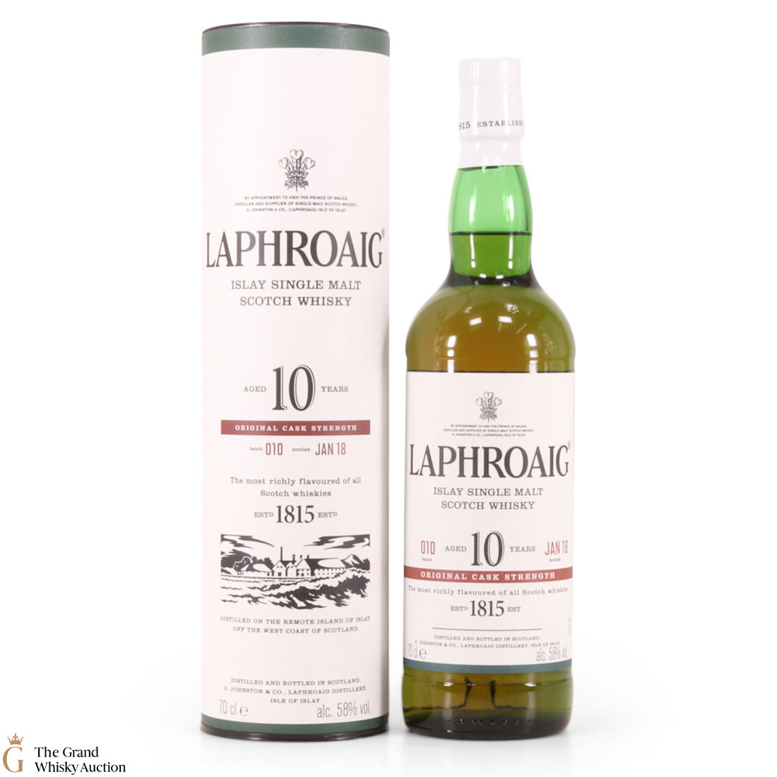 Laphroaig - 10 Year Old - Original Cask Strength Batch #010