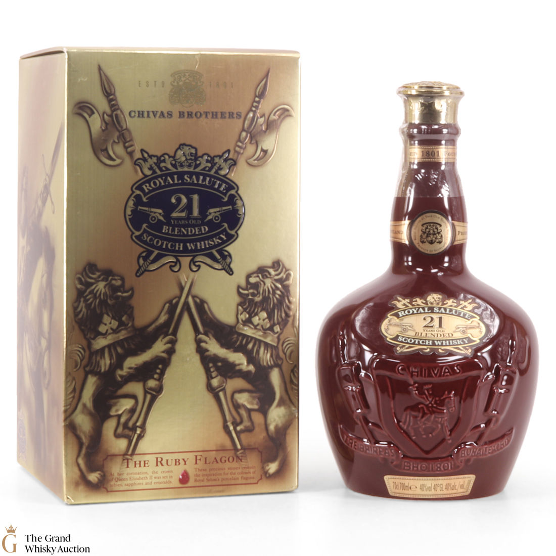 Chivas - Royal Salute - 21 Year Old - Ruby Flagon