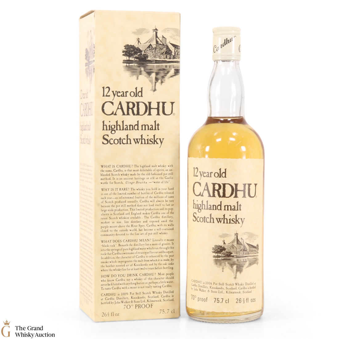 Cardhu - 12 Year Old 1970's