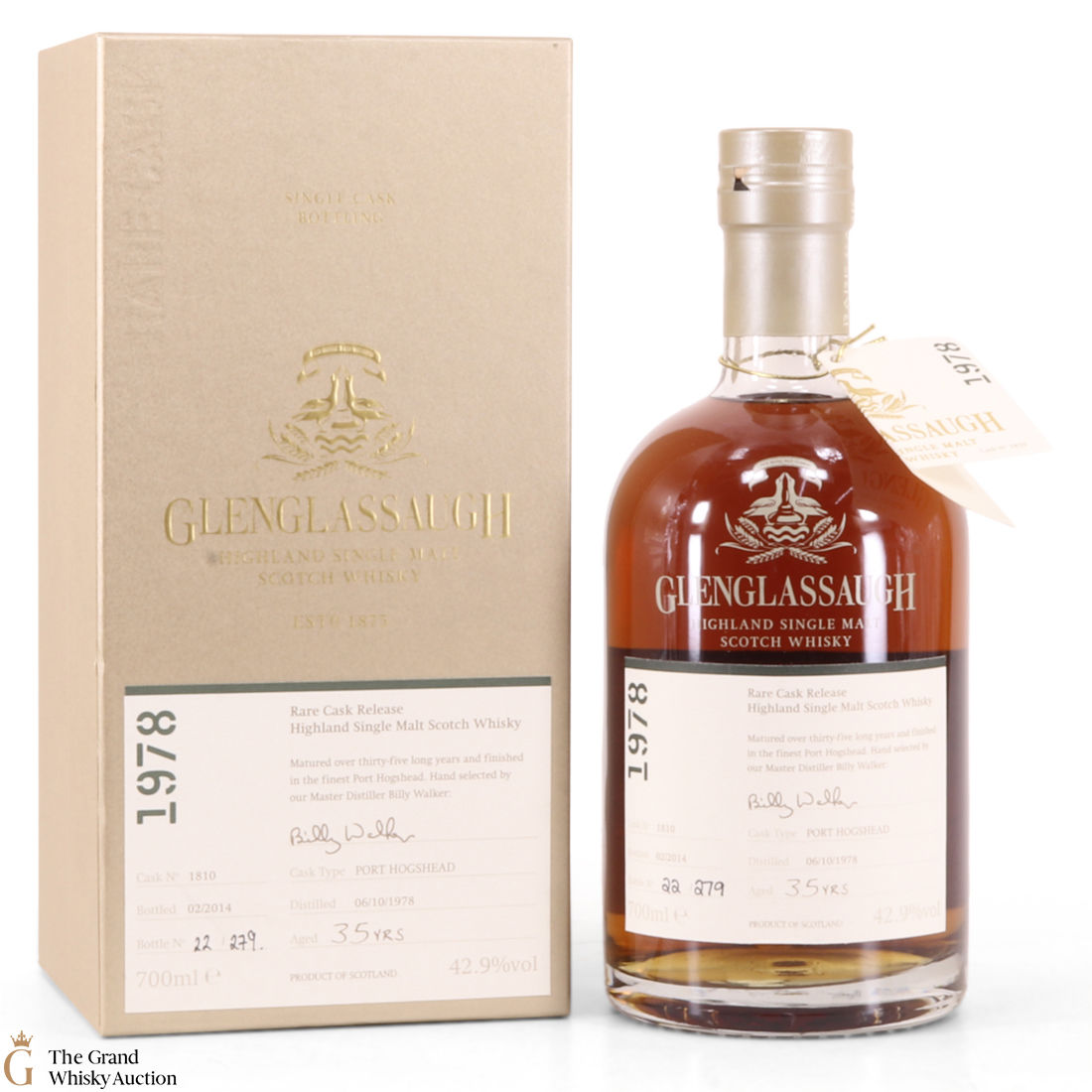 Glenglassaugh - 35 Year Old - 1978 - Rare Cask Release 